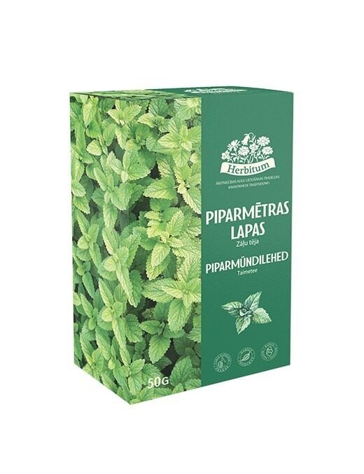 Zāļu tēja HERBITUM Piparmētras lapas, 50g